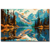 Paint by Numbers Banff National Park Canada